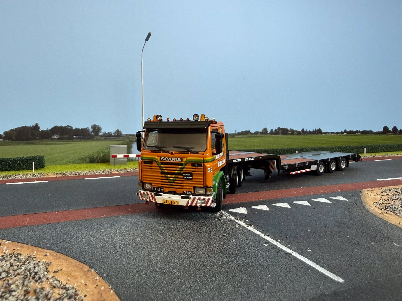 WSI Scania 113M380 6x2 trekker Nooteboom V.d. Vlist 1:50, Ophalen of Verzenden, Nieuw, Bus of Vrachtwagen, Wsi