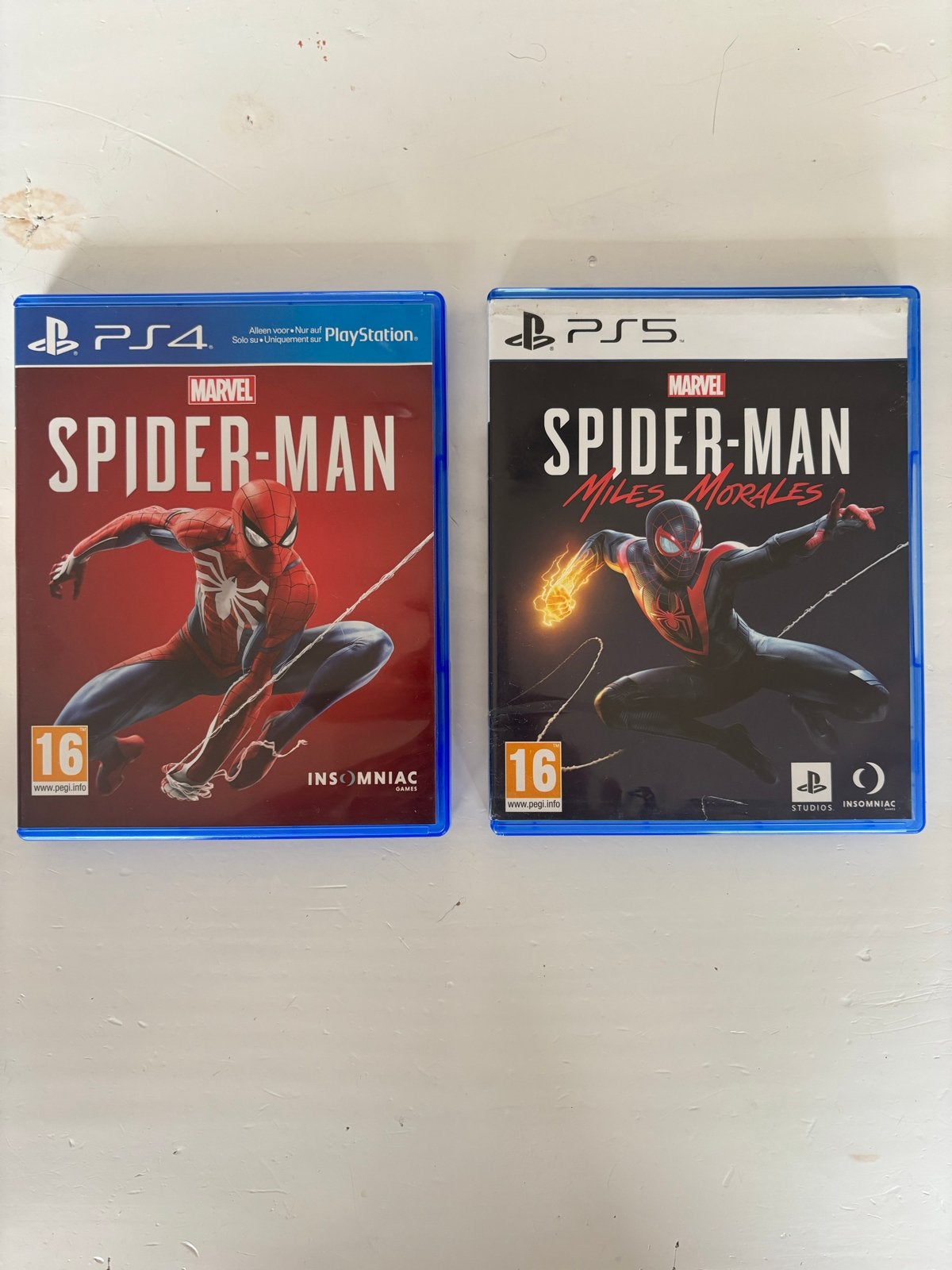 Spider-Man PS4 & Miles Morales PS5 - Samen te koop!, Spelcomputers en Games, Avontuur en Actie, 1 speler, Ophalen of Verzenden