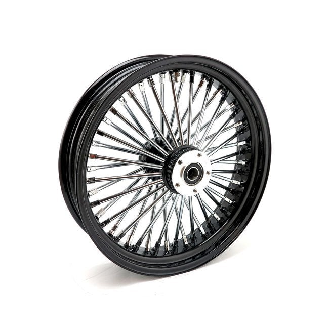 Fat spokes voorwiel zwart 3.5 x 18 met 25mm lagers, Motoren, Onderdelen | Harley-Davidson, Ophalen, Petroleumhavenweg 26, Info@taco-motos.com