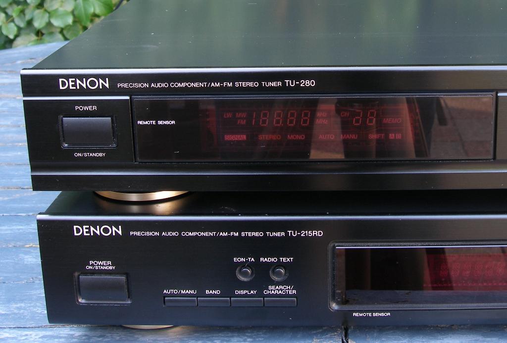 Denon tuners, Ophalen, Gebruikt