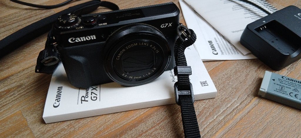 Canon G7X Mark II + doos, oplader & extra accu, Audio, Tv en Foto, Fotocamera's Digitaal, Ophalen, Canon, Compact, Zo goed als nieuw