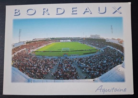 Stadion Ansichtkaart Bordeaux 3x, Ophalen, Gebruikt, Buitenlandse clubs, Poster, Plaatje of Sticker