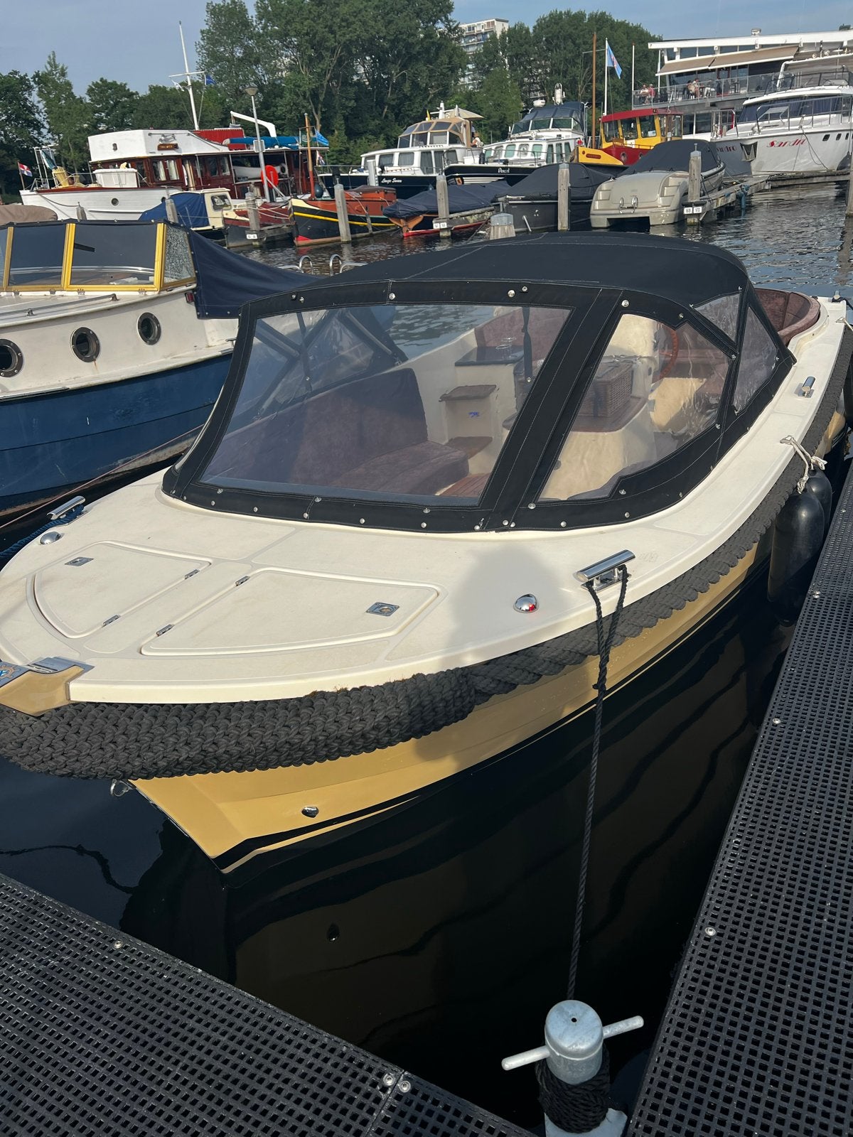 Antaris Connery 22 te koop met vetus 52pk en Koelkast, Watersport en Boten, Motorboten en Motorjachten, Ophalen, Gebruikt, Afdekzeil