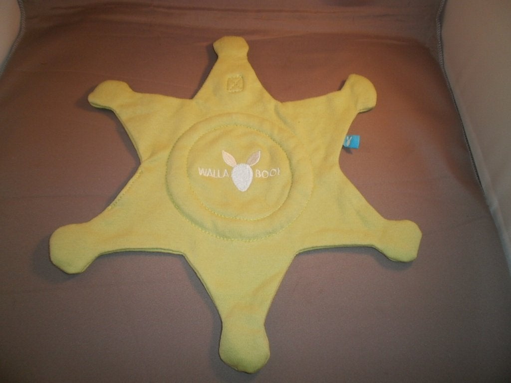Walla Boo doekje met speen lus groen tricot stof ster model, Groen, Overige merken, Overige karakters, Nieuw