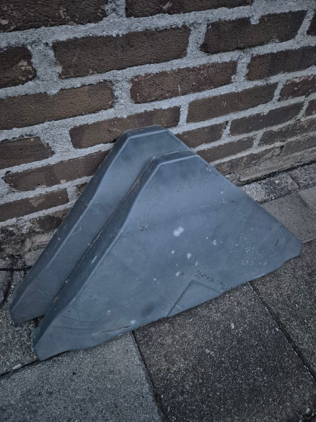2 betonblokken voor parasolvoet, Ophalen, Minder dan 1 meter, Parasolvoet