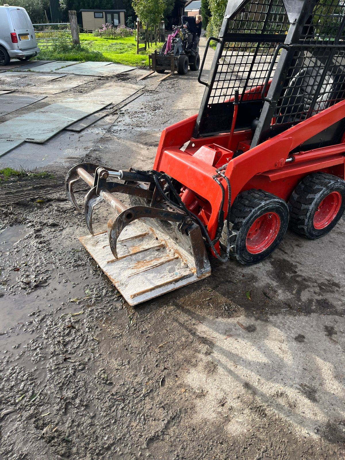 Bobcat s70/443, Ophalen, Tuinaarde