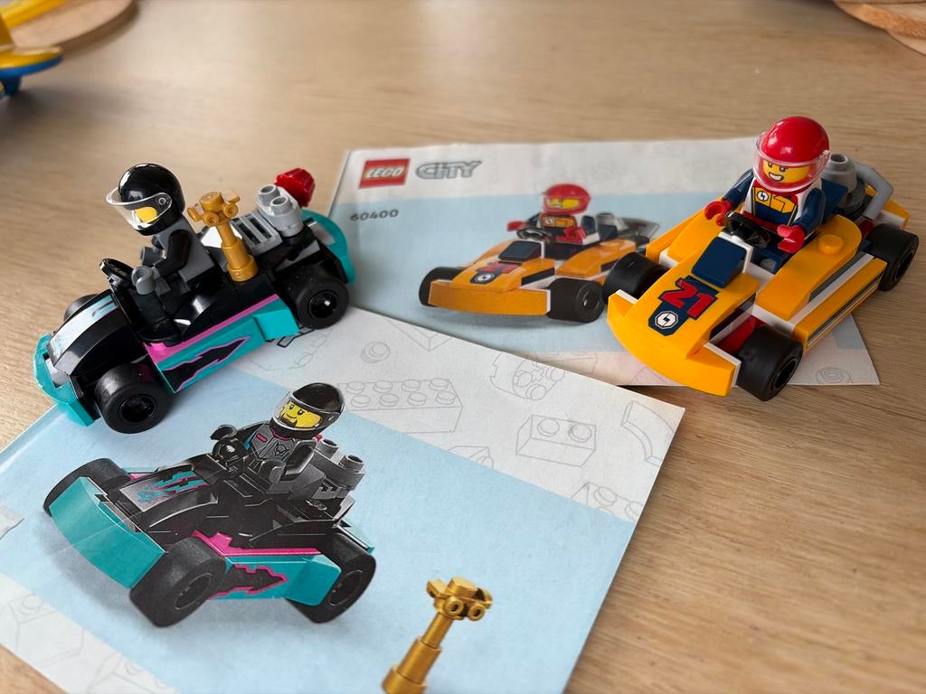 Lego City 60400 Raceauto's - Nieuwstaat met instructies 5+, Ophalen of Verzenden, Zo goed als nieuw