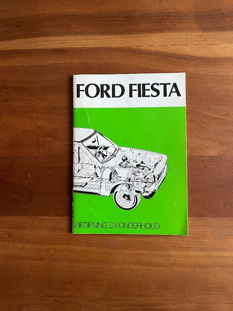 Instructieboekje, Ford Fiesta 23-09-1978, Ophalen of Verzenden