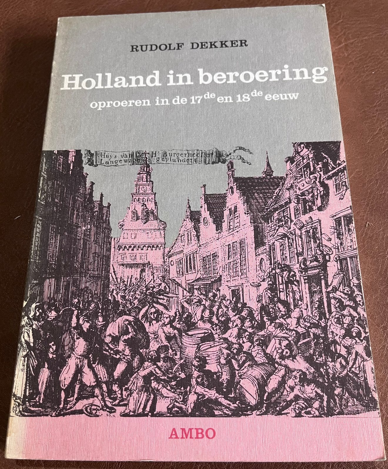 Boek - Holland in beroering - oproeren in de 17de en 18de….., Boeken, Ophalen of Verzenden, 17e en 18e eeuw, Gelezen