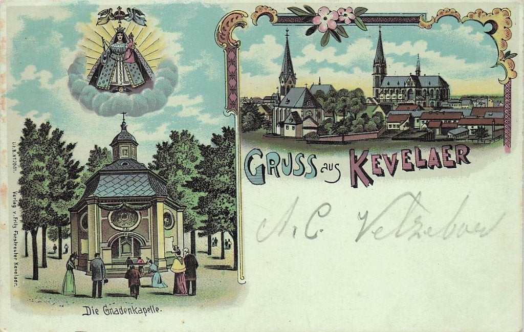 703-193-027 Kevelaer Die Gnadenkapelle, Verzamelen, Verzenden, Voor 1920, Duitsland