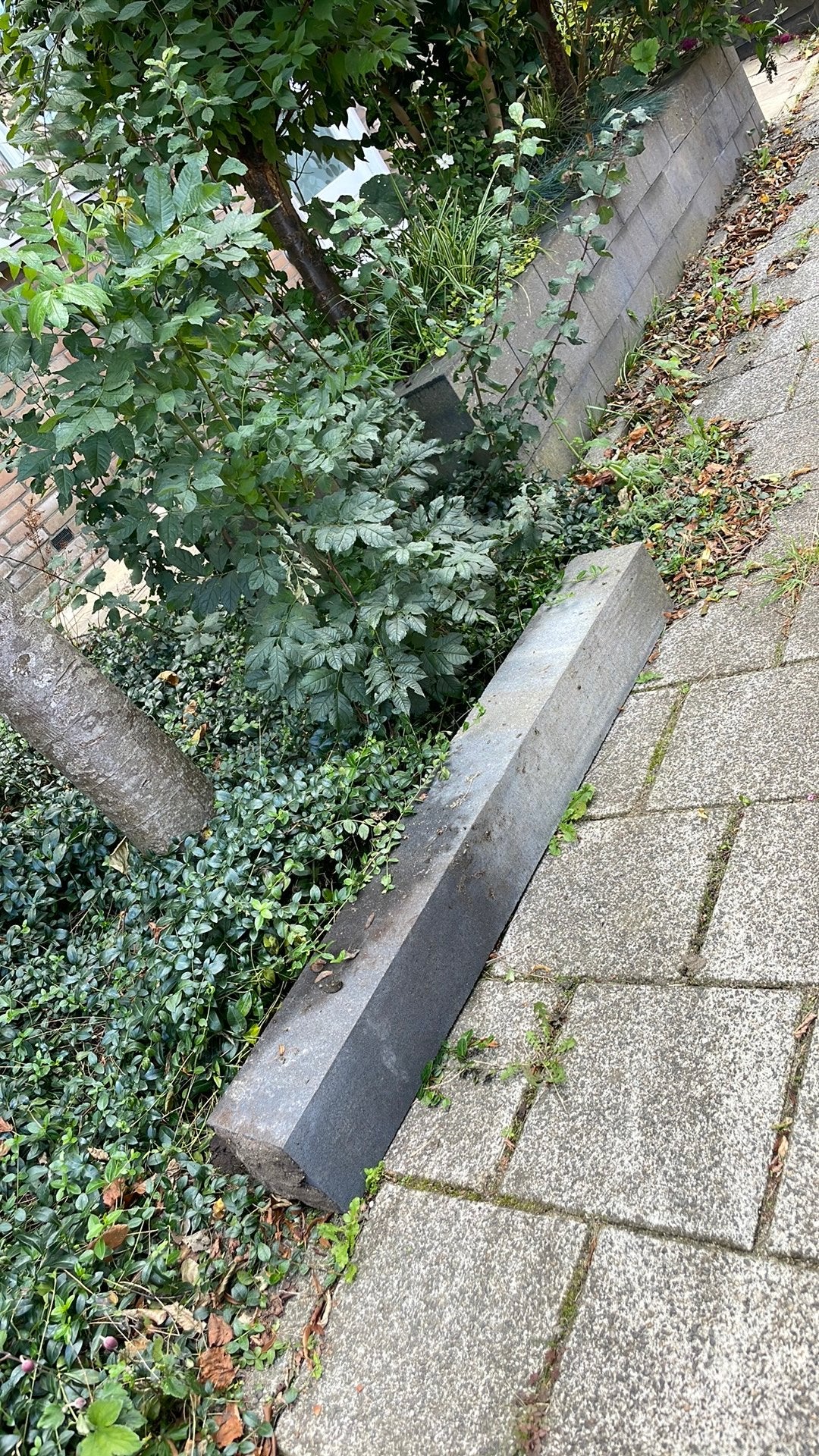 Paal/zuil beton of steen, Tuin en Terras, Ophalen, Gebruikt, Minder dan 100 cm