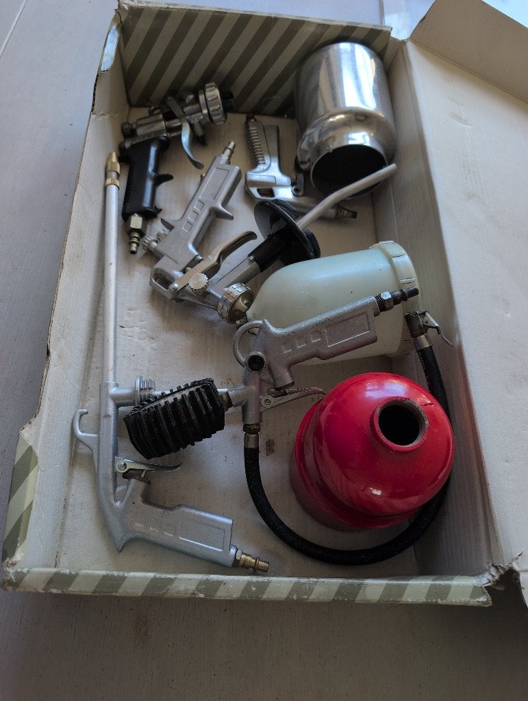 pneumatische verfspuit accessoires, Ophalen, Gebruikt