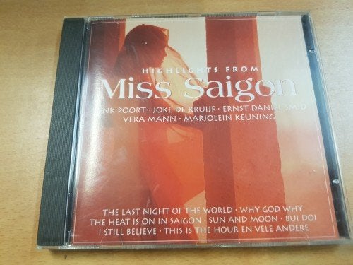 Cd Miss Saigon, Musical songs, Engelstalig, Ophalen of Verzenden