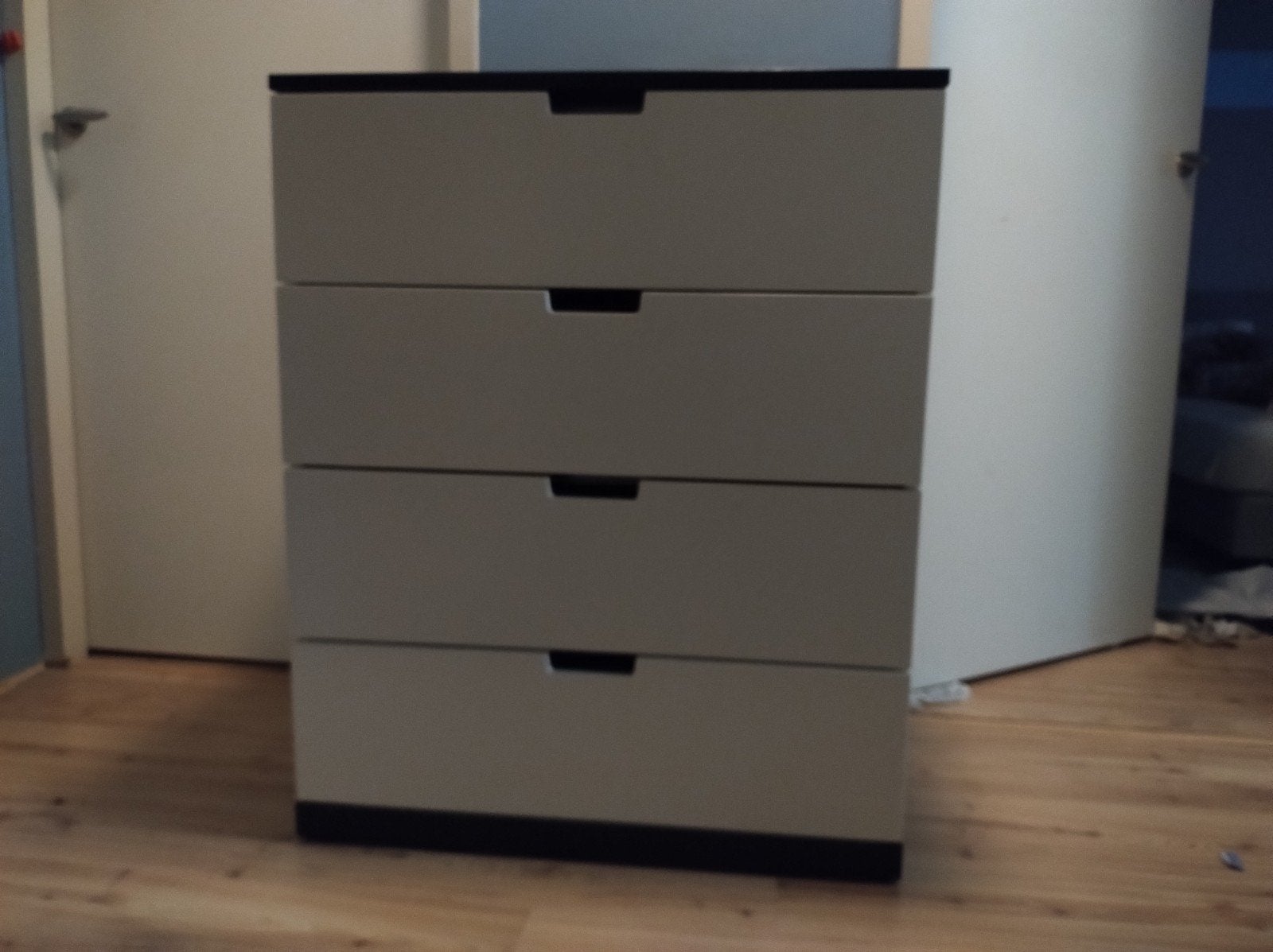 IKEA Nordli ladenkast met vier lades, Overige materialen, Gebruikt, 3 of 4 laden, Minder dan 100 cm