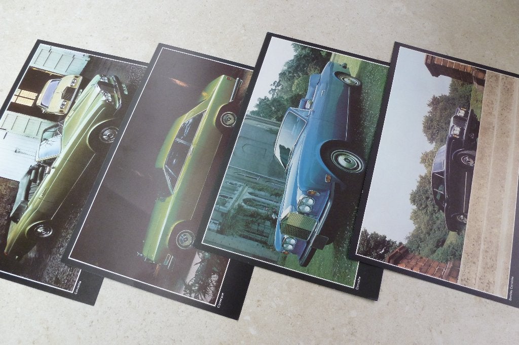 Rolls Royce folder Corniche Camargue kies maar!, Ophalen of Verzenden, Zo goed als nieuw, Overige merken