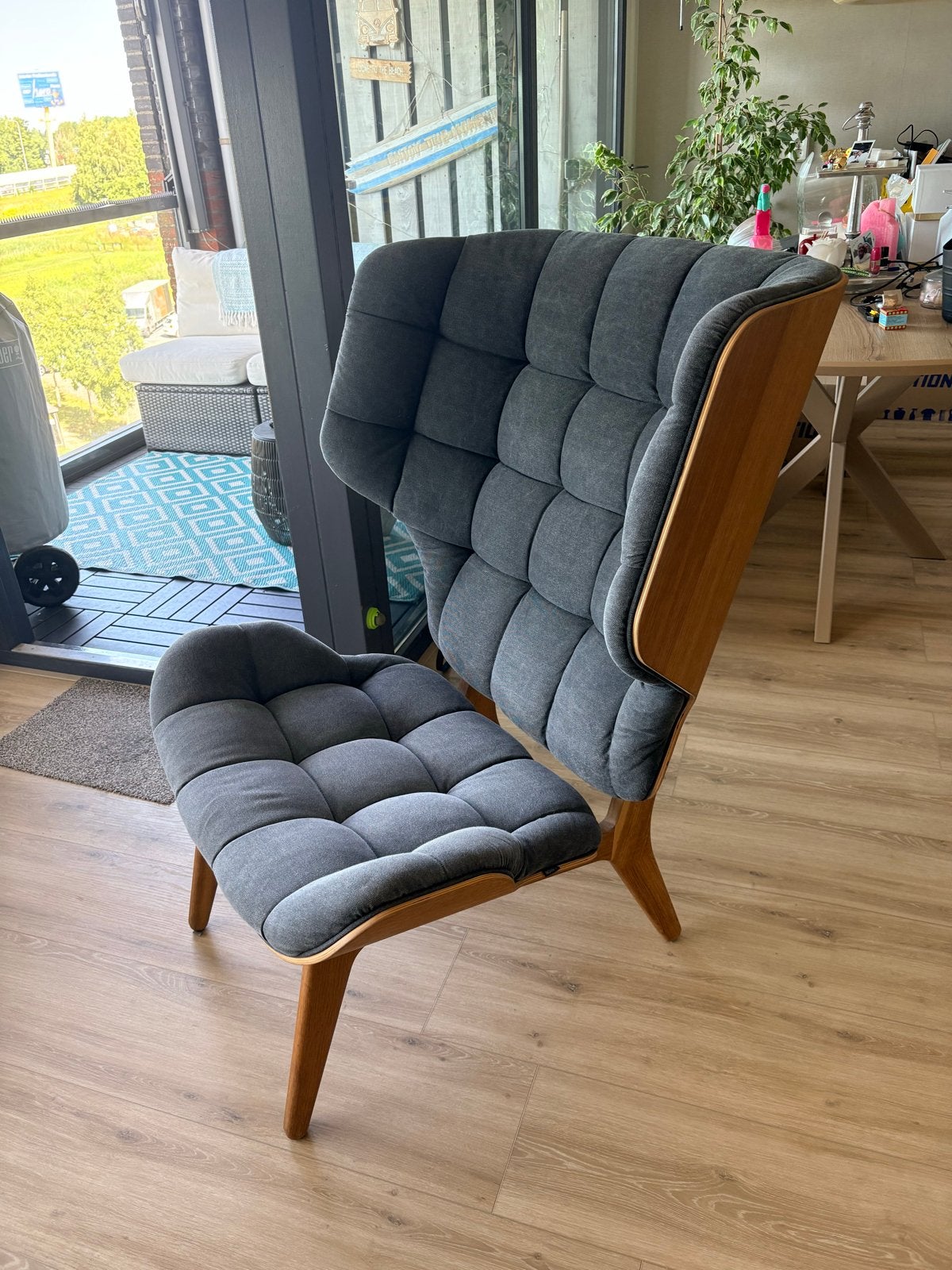 NORR11   Norr11 Mammoth Chair - Stijlvolle Design Fauteuil, Huis en Inrichting, Stoelen, Ophalen, Zo goed als nieuw, Hout, Eén