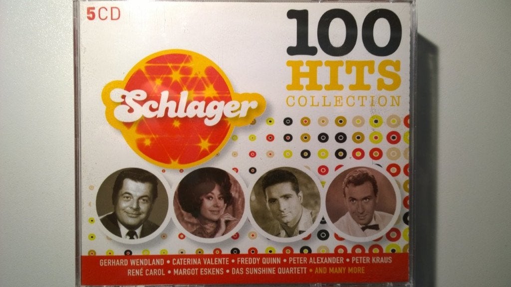 100 Hits Collection Schlager (5 CD), Ophalen of Verzenden, Zo goed als nieuw, Schlager, Boxset