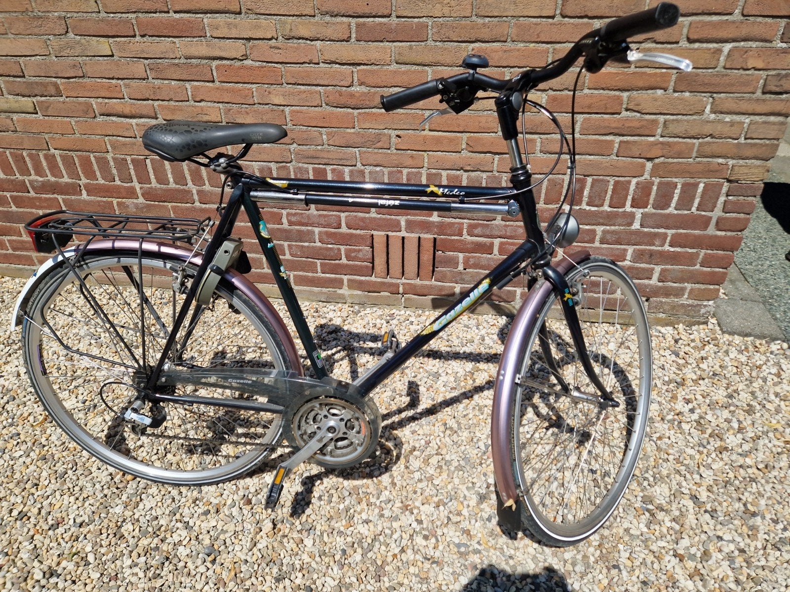 Gazelle Medeo uit 1995 - 21 versnellingen, goed onderhouden, Fietsen en Brommers, Ophalen, Gebruikt, Velgrem, Versnellingen