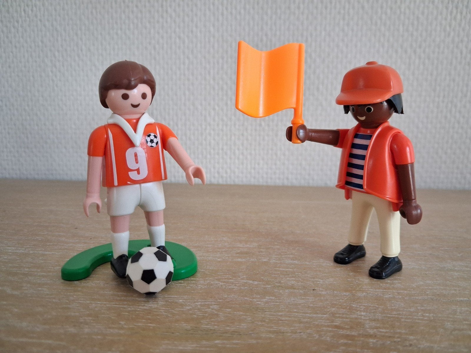 playmobil voetballer met supporter, Complete set, Ophalen of Verzenden, Zo goed als nieuw, City action