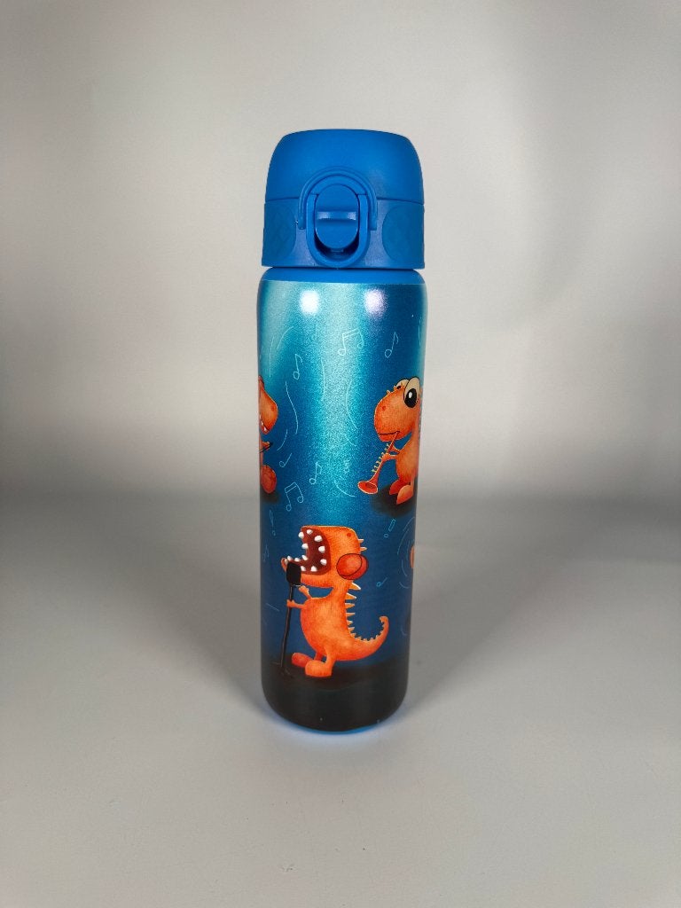 Ion8 Leak-Proof Kids Water Bottle – Dinosaur Print, Sport en Fitness, Verzenden, Nieuw