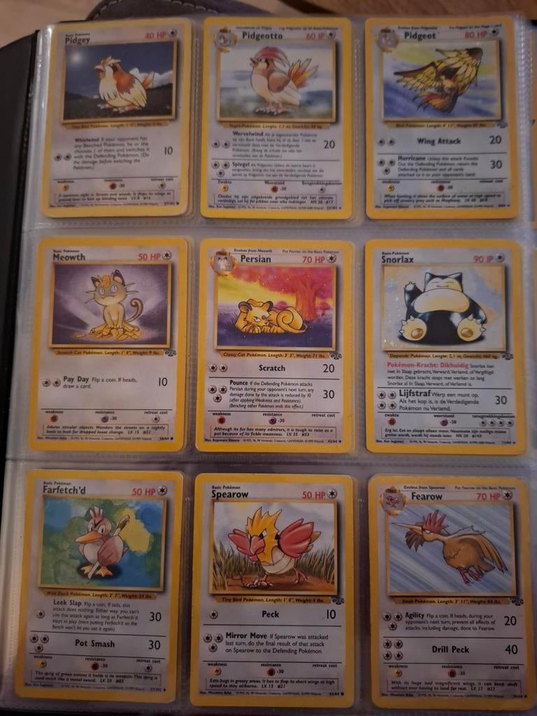 Pokemon verzameling vintage, Ophalen of Verzenden, Meerdere kaarten