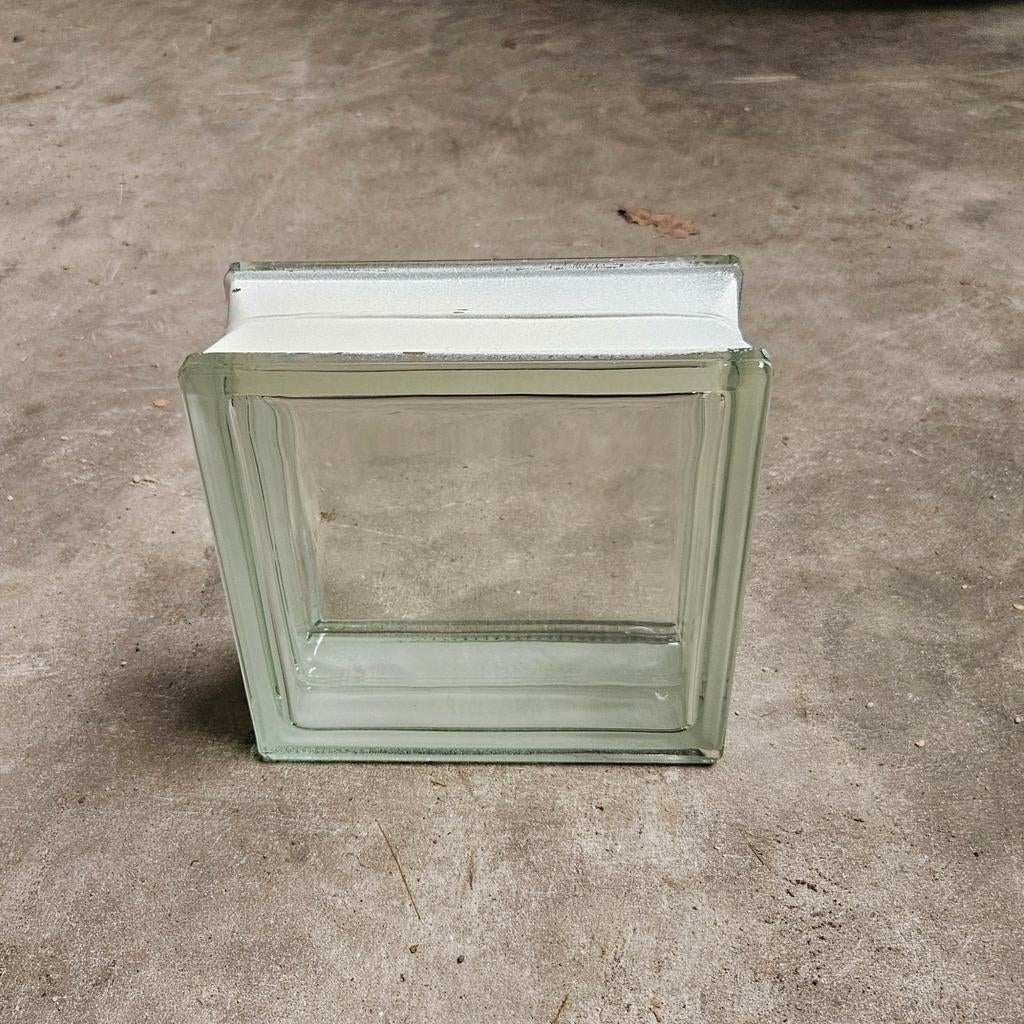 Glazen bouwsteen helder 190x190x80mm, 10 stuks, nieuw, Doe-het-zelf en Verbouw, Glas en Ramen, Ophalen, Nieuw