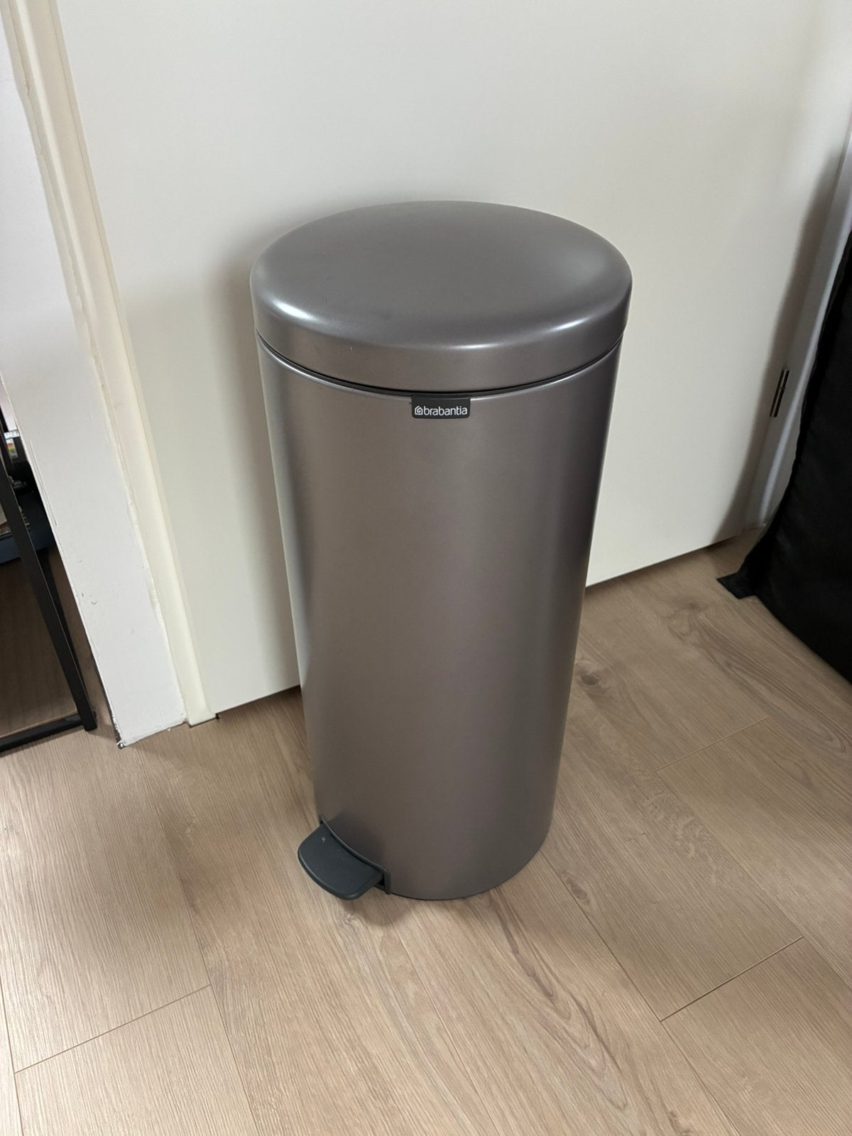 Brabantia pedaalemmer prullenbak, 50 – 75, Gebruikt, Met pedaal, Ophalen of Verzenden