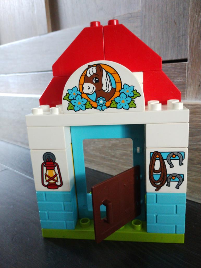 Lego duplo paardenstal gedeelte, Ophalen of Verzenden, Zo goed als nieuw, Duplo