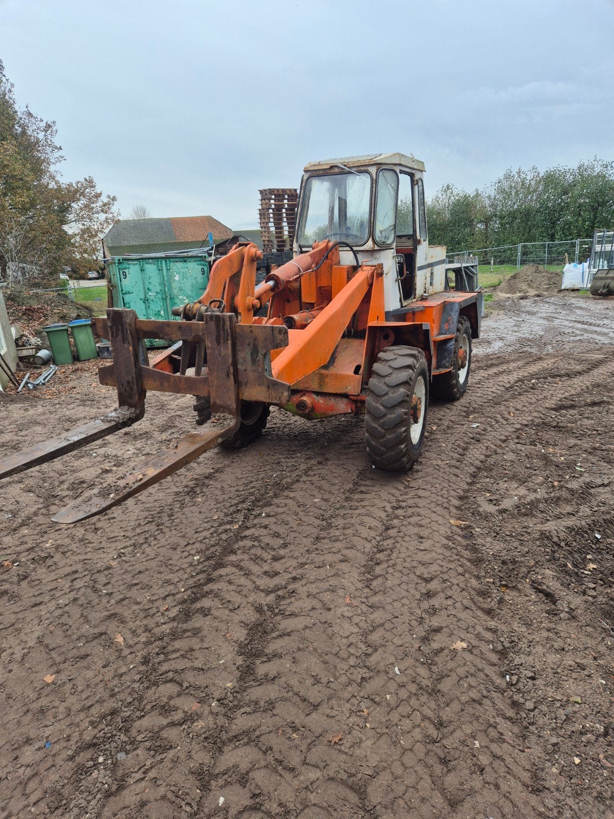 schaeff 830 shovel, Ophalen