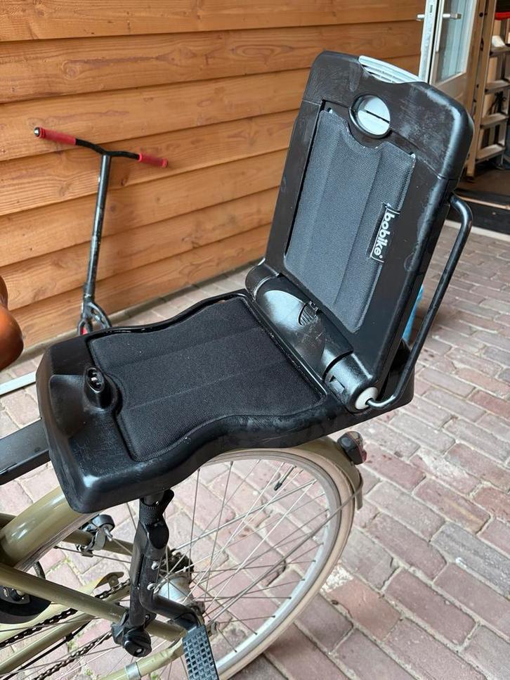 Bobike Junior Classic fietszitje 22-32 kg zadelpenmontage, Achterzitje, 22 t/m 36 kg, Ophalen of Verzenden, Gebruikt