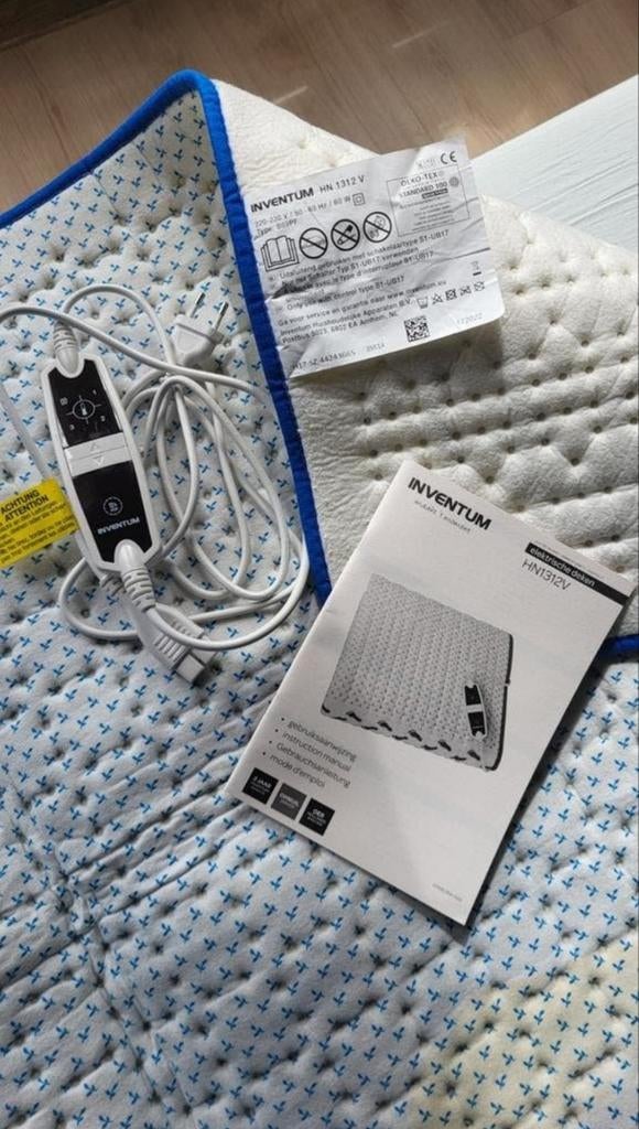 Inventum HN1312V Elektrische onderdeken, Ophalen of Verzenden, Gebruikt