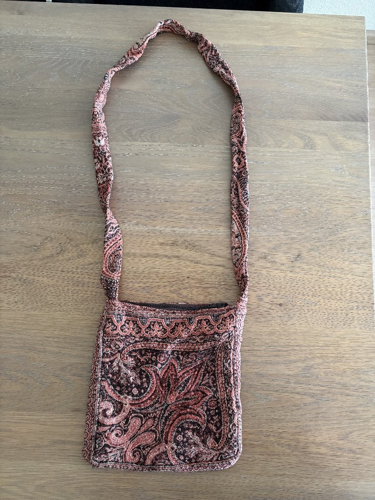 Schoudertasje met paisley patroon, Ophalen of Verzenden, Zo goed als nieuw, Overige kleuren, Schoudertasje