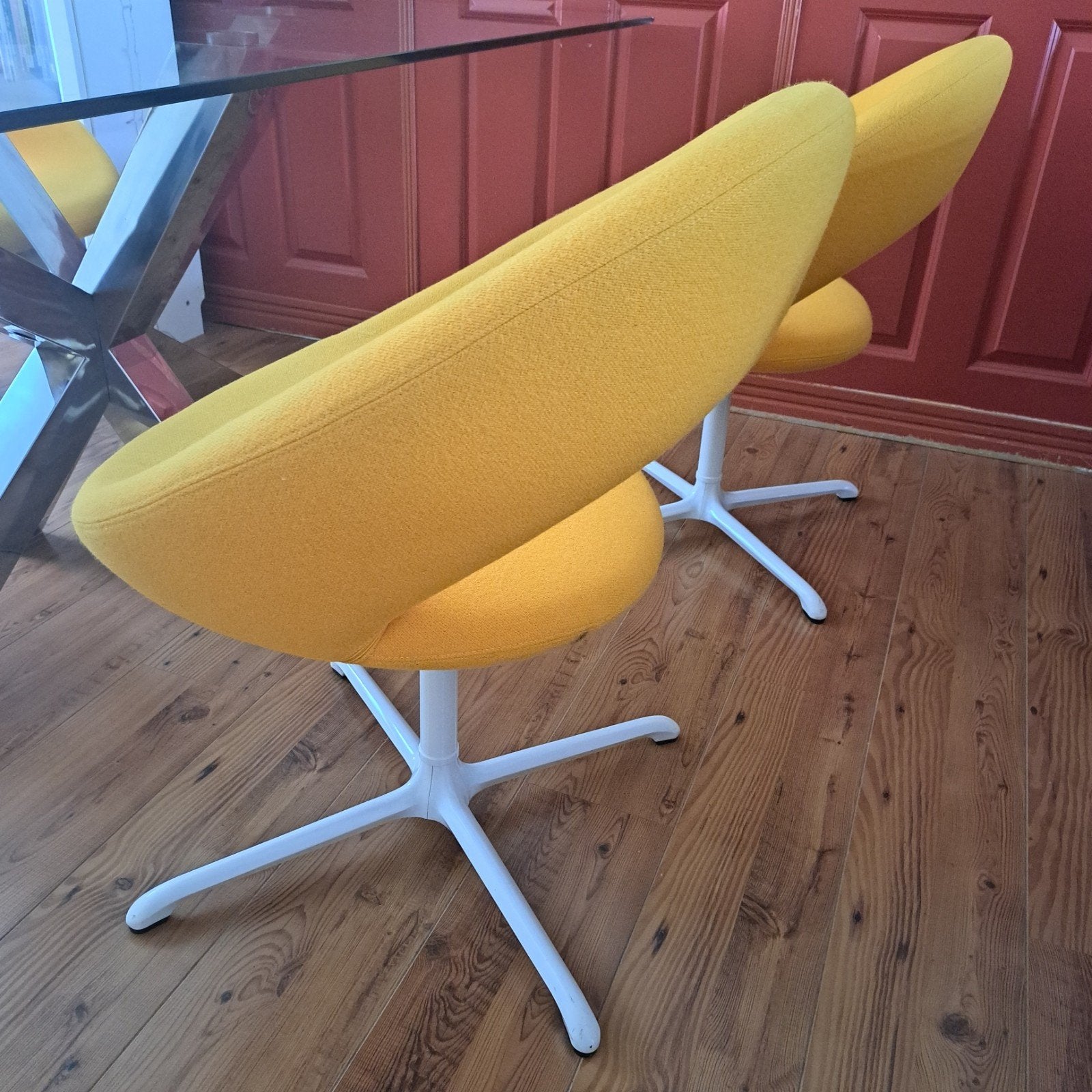 4 Artifort Renee Holten stoelen, Gebruikt, Overige kleuren, Metaal, Vier