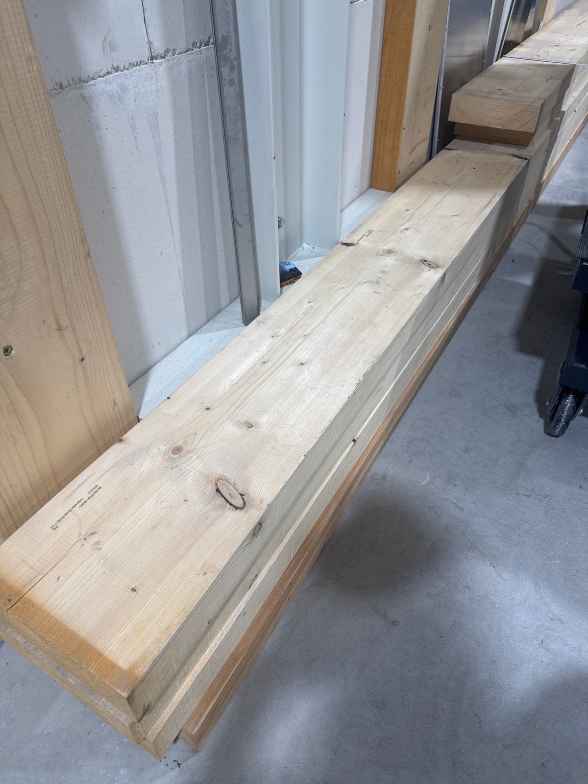 4x Houten Balken 5m lang, 24.5x7 cm, Ophalen, Nieuw, Balk, Overige houtsoorten