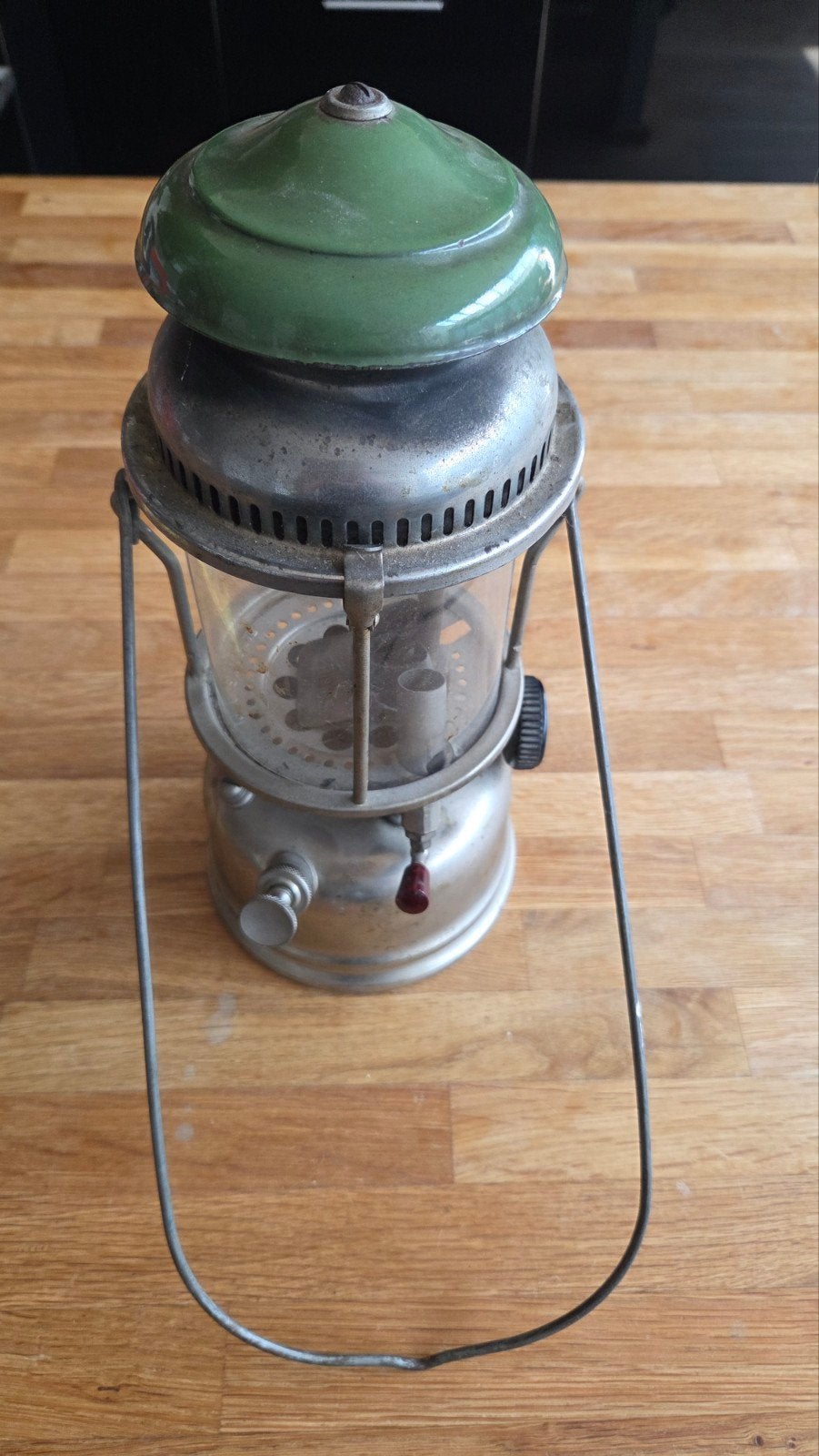 Vintage Primus No. 981 Petroleumlamp - Groen, Ophalen of Verzenden