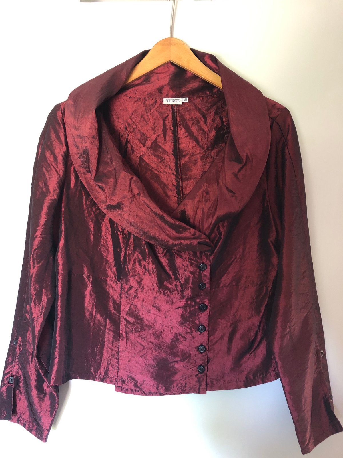 Tence bordeaux blouse maat 40, Kleding | Dames, Ophalen of Verzenden, Gedragen, Maat 38/40 (M), Rood