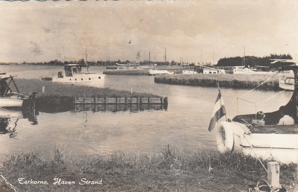 Terhorne, Ophalen of Verzenden, 1940 tot 1960, Gelopen, Friesland