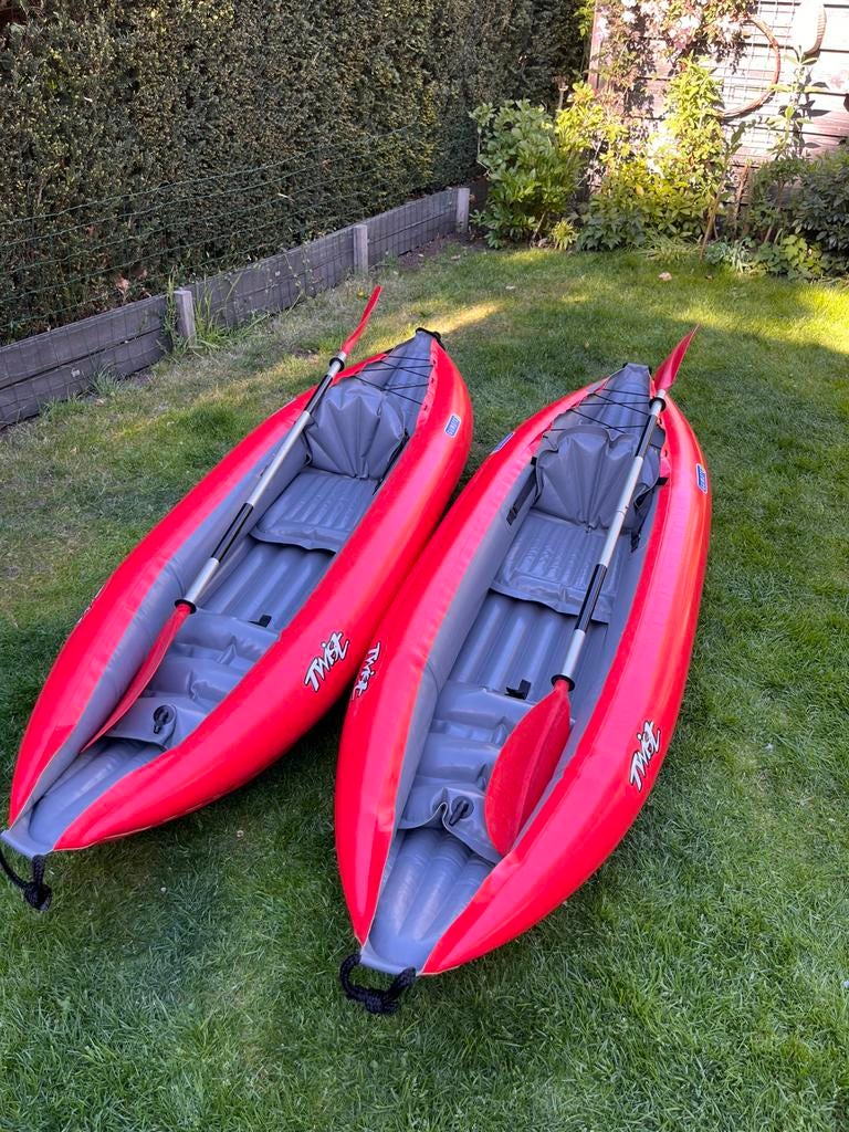 Gumotex Twist 1 260 opblaasbare kajak 2 stuks, Watersport en Boten, Ophalen, Eén persoon, Kajak, Nieuw
