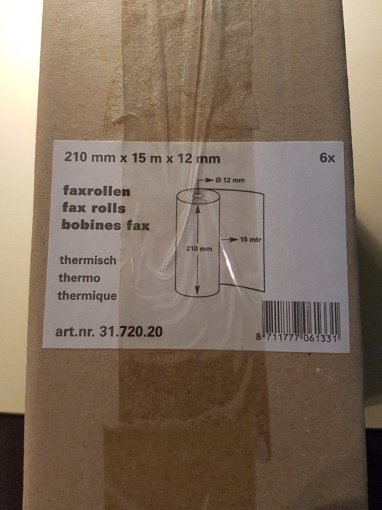 Fax-papier nieuw, Ophalen of Verzenden, Nieuw