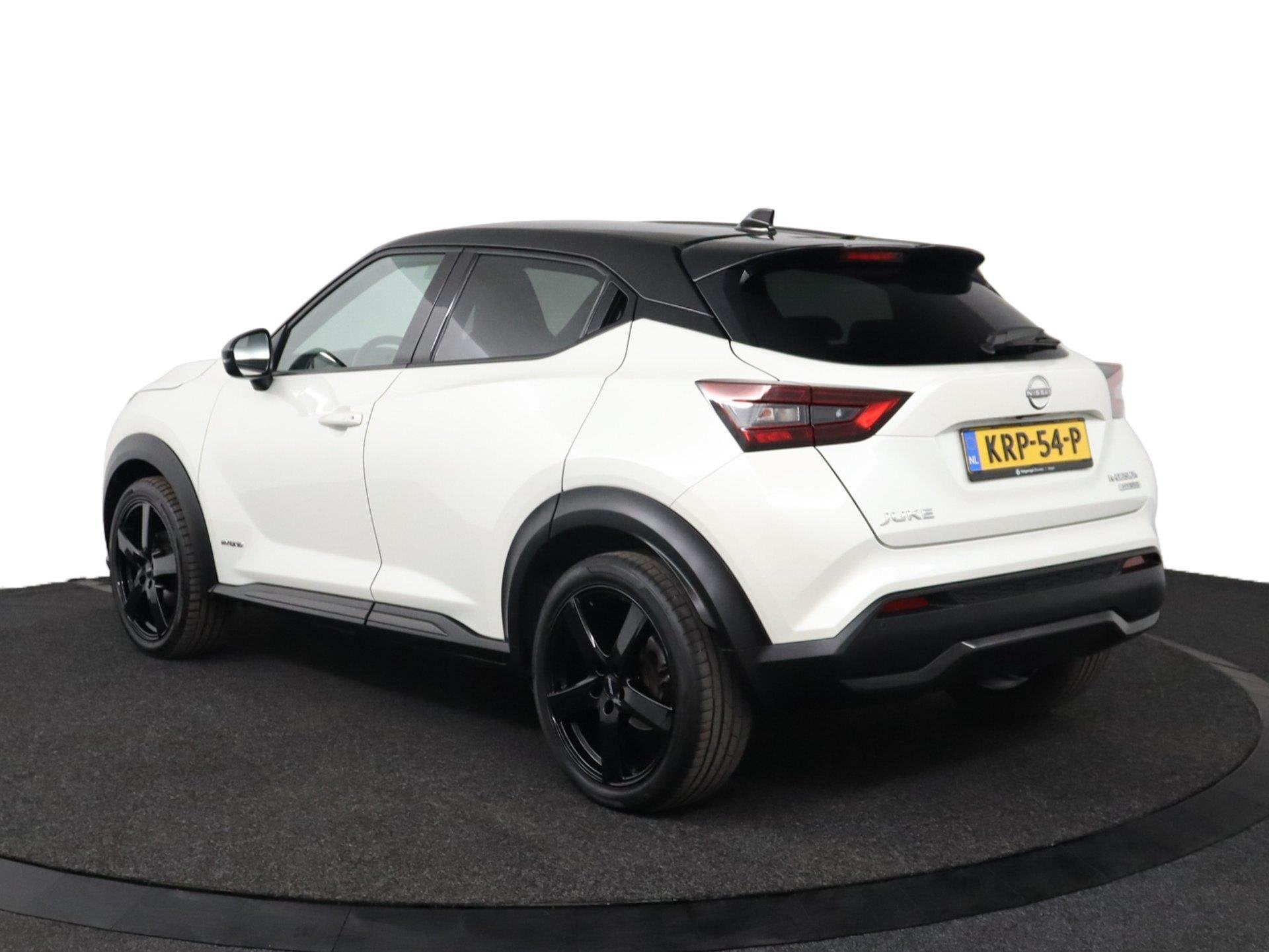 Nissan Juke 1.6 Hybrid N-Design, Auto's, 1300 kg, Gebruikt, Wit, Bedrijf