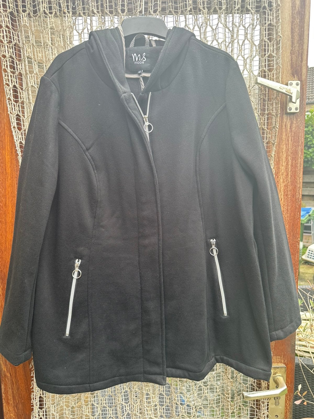 Dames sweatjacket, Kleding | Dames, Ophalen of Verzenden, Nieuw, Maat 46/48 (XL) of groter, Zwart