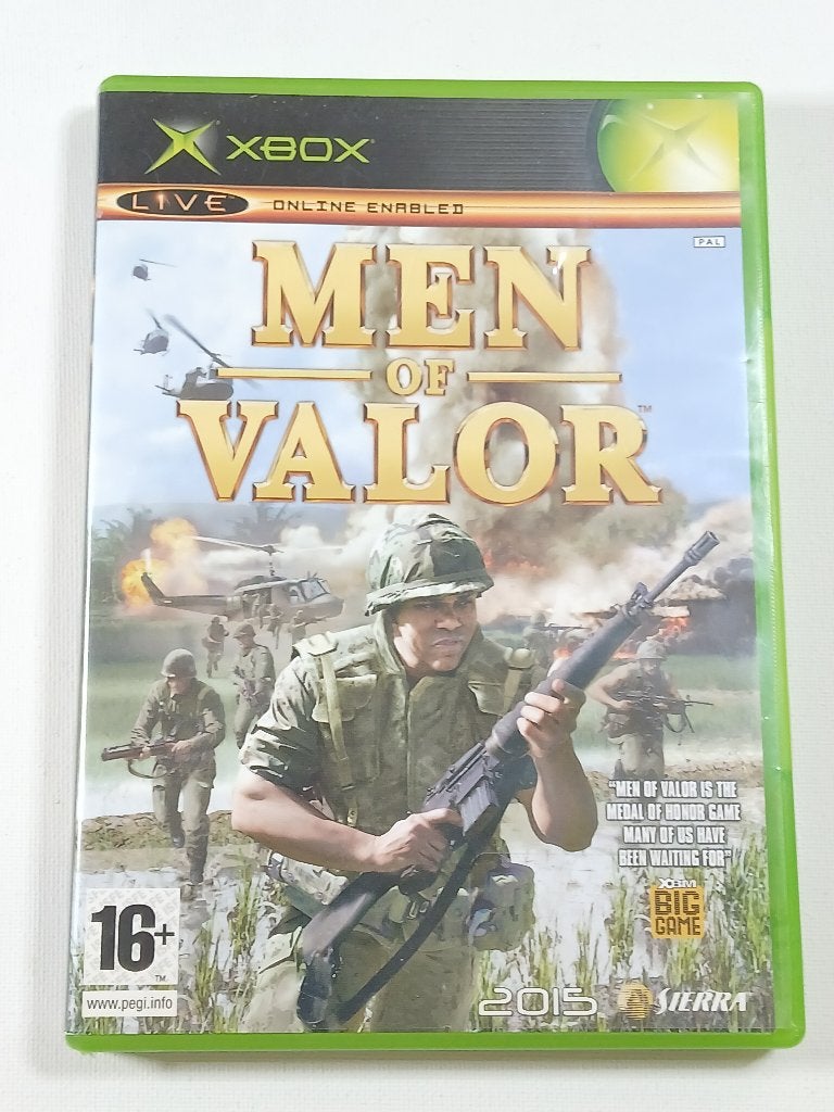 Men of Valor - Original - XBOX - PAL - Compleet - CIB, Gebruikt, Shooter, Microsoft, 1 speler