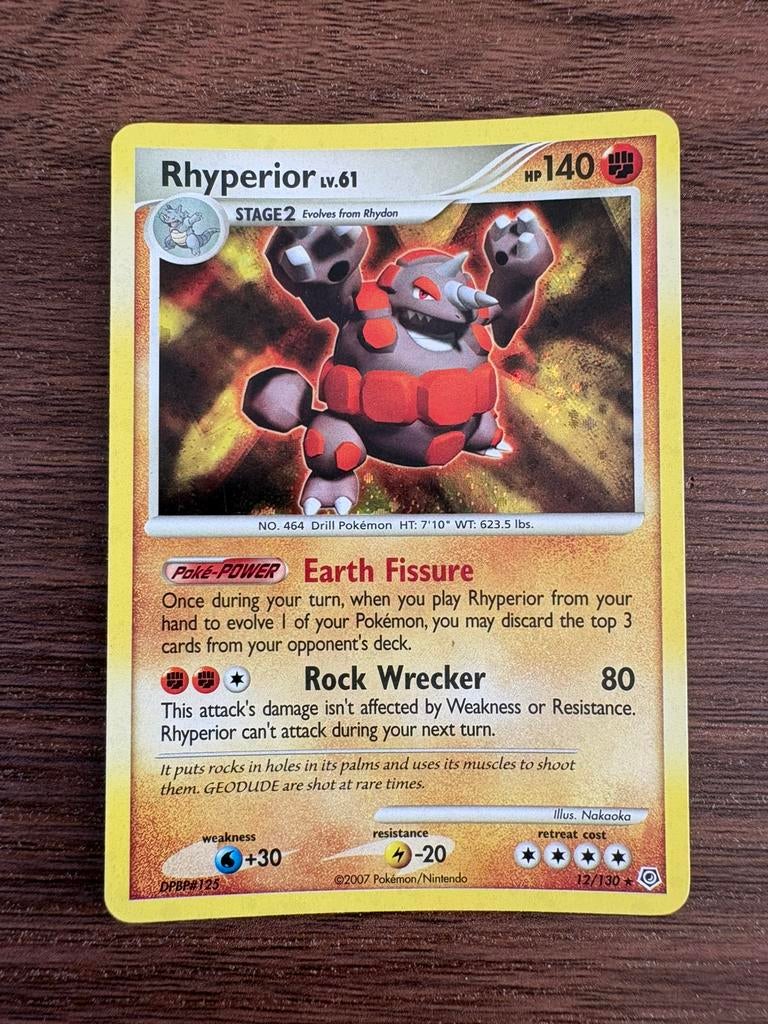Rhyperior Lv.61 – Rare Star (2007), Ophalen of Verzenden, Zo goed als nieuw