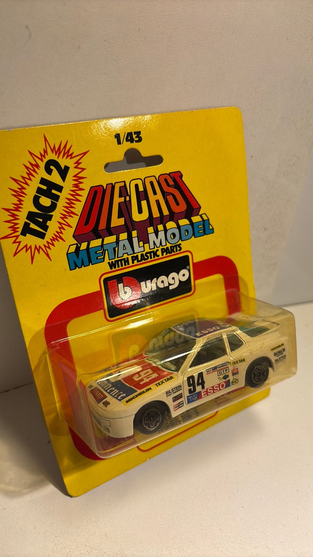 Porsche 924 turbo gr2 die cast bbuago 1.43, Overige merken, Auto, Ophalen of Verzenden, A