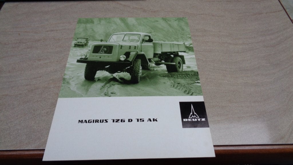 Folder Magirus-Deutz MAGIRUS 126 D 15 AK  ,  1-1966, Verzenden, Nieuw, Overige merken