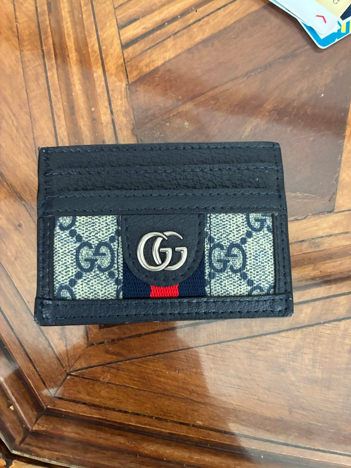 Gucci Kaarthouder - Stijlvol en Compact, Overige merken, Zwart, Ophalen of Verzenden, Zo goed als nieuw