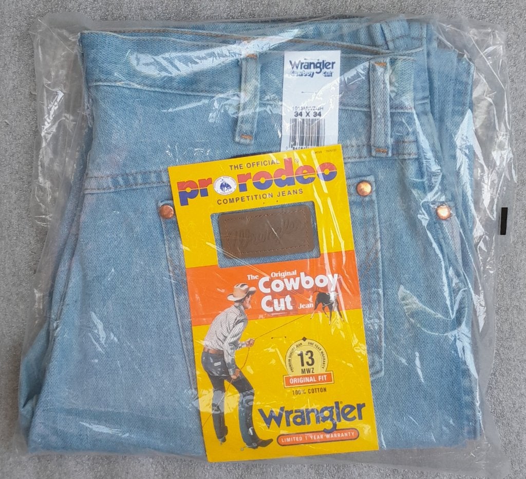 3X Wrangler jeans 13mwz 34 X 34 INCL.VERZENDING., Wrangler, Nieuw, W33 - W34 (confectie 48/50), Verzenden
