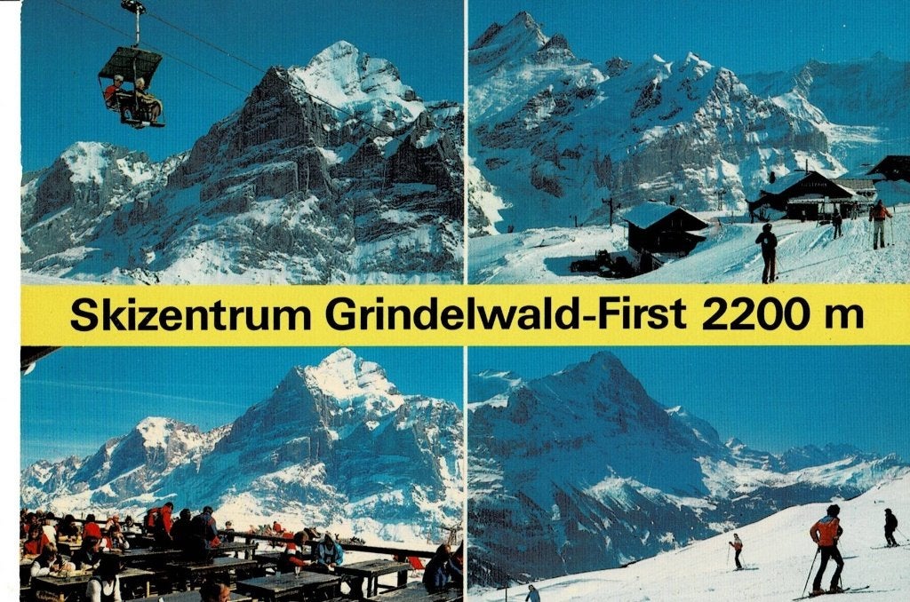 Grindelwald-First, Ophalen of Verzenden, 1980 tot heden, Gelopen, Buiten Europa