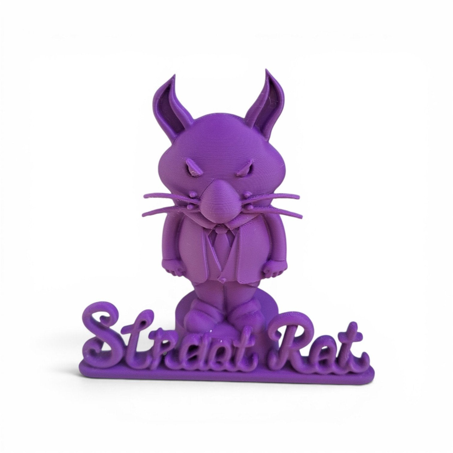 Uniek 3D geprint 'Street Rat' figuur - Eigen ontwerp, Computers en Software, 3D Printers, Eigen ontwerp, Nieuw, Ophalen of Verzenden