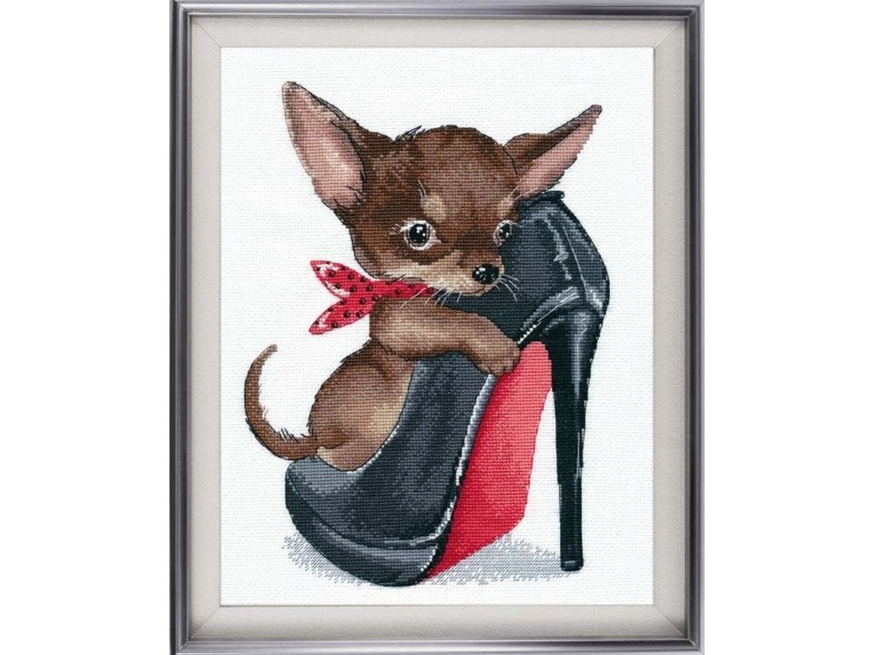 Borduurpakket on the louboutins 1117, Hobby en Vrije tijd, ., Nieuw, Ophalen of Verzenden, .